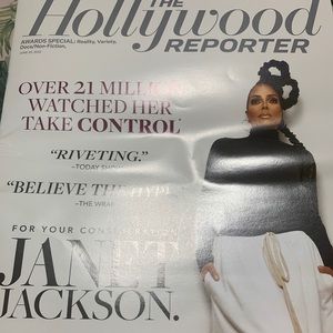 The Hollywood Reporter Janet Jackson June 2022 collectible magazine